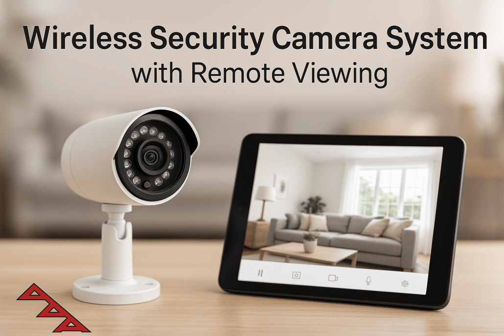 Wireless Security Camera System with Remote Viewing