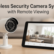 Wireless Security Camera System with Remote Viewing